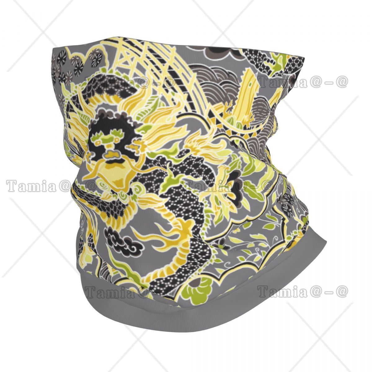 Neck Warmer Tube - Индивидуальная антикварная бандана-шарф в стиле шинуазри