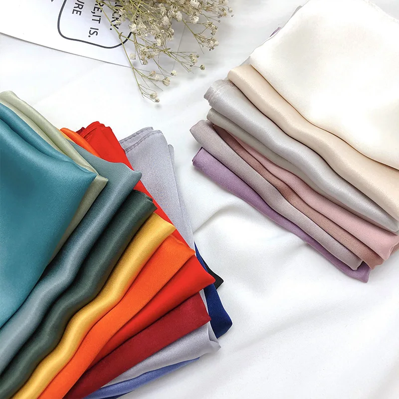 Ascot Neck Scarf - Шарф Атласный Женский, Бандана головная Косынка,