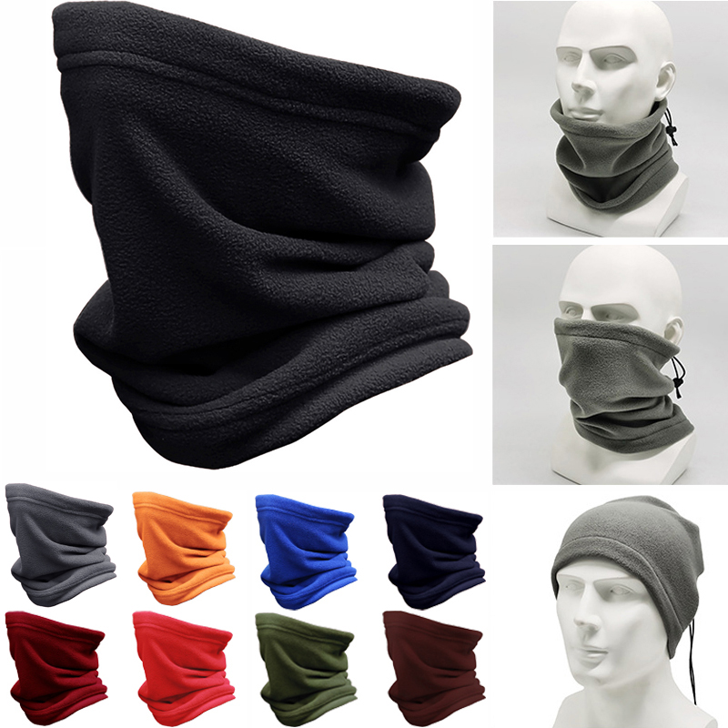 Neck Warmer Tube - Зимняя Теплая Флисовая накидка на шею