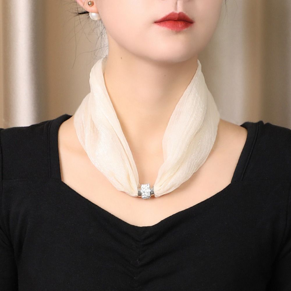 Роскошный женский шарф с магни – обзор и цена Ascot Neck Scarf