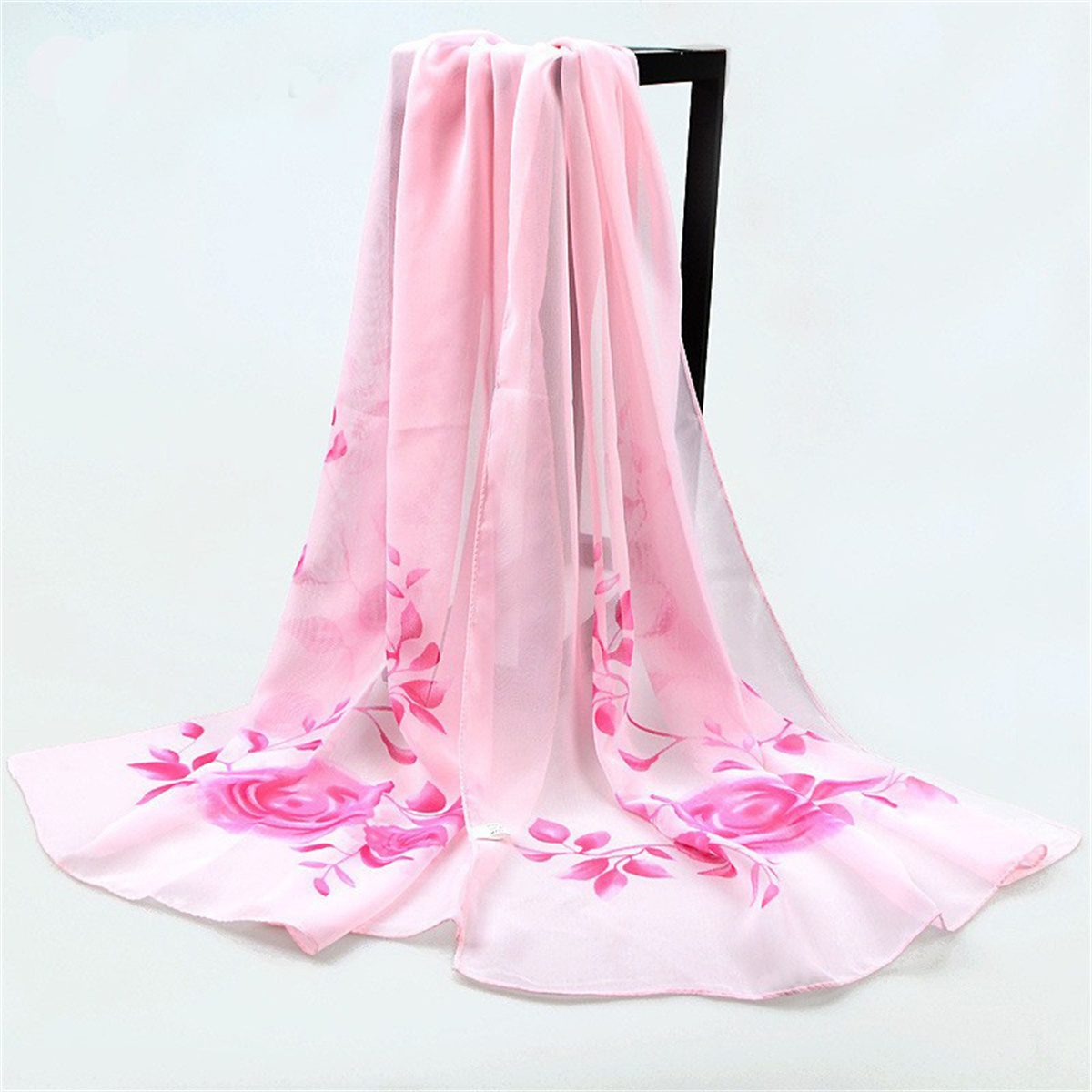 1 шт. шифоновый шарф, простой  – обзор и цена Ascot Neck Scarf